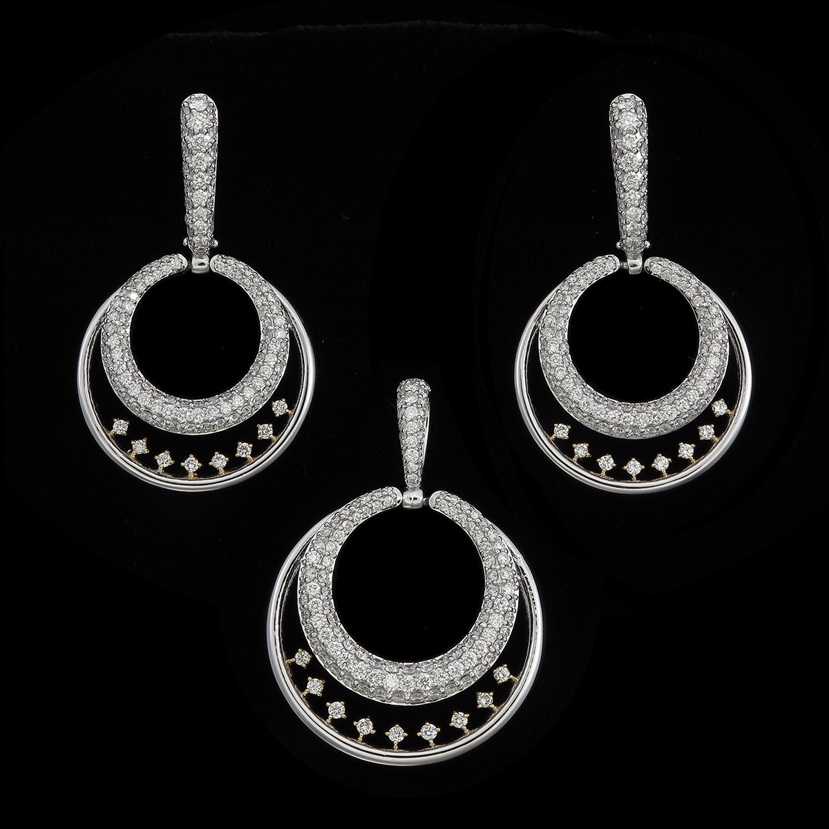 Classic designer pendant set by Diya Jewel
